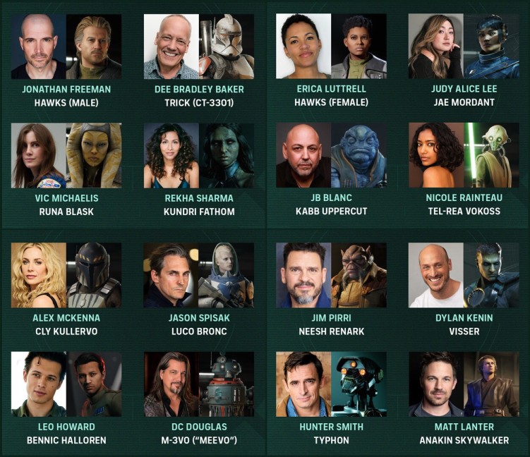 Star Wars Zero Company cast