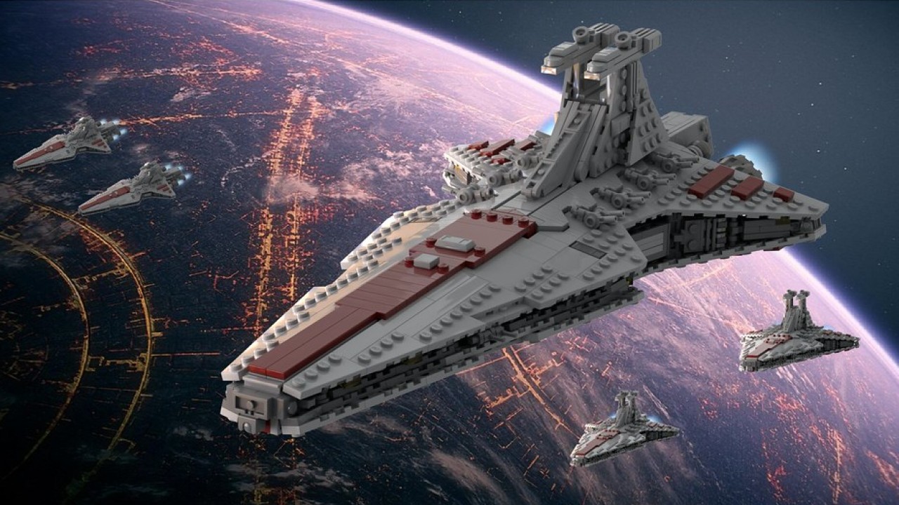 LEGO Fortnite Player Builds The Star Destroyer From Star Wars In-Game