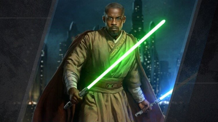 Ahmed Best as a Jedi