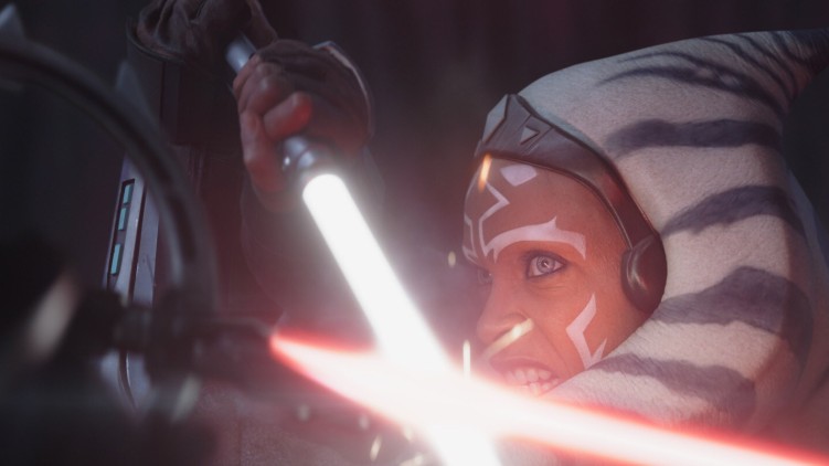 Rosario Dawson as Ahsoka Tano in the upcoming Star Wars: Ahsoka