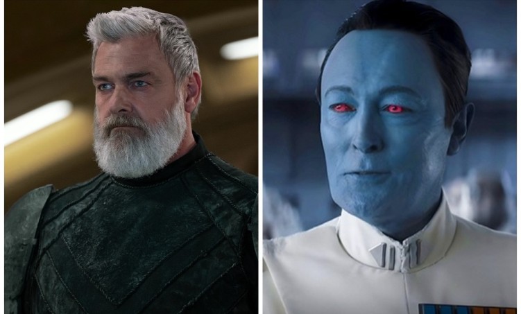 Baylan Skoll and Grand Admiral Thrawn