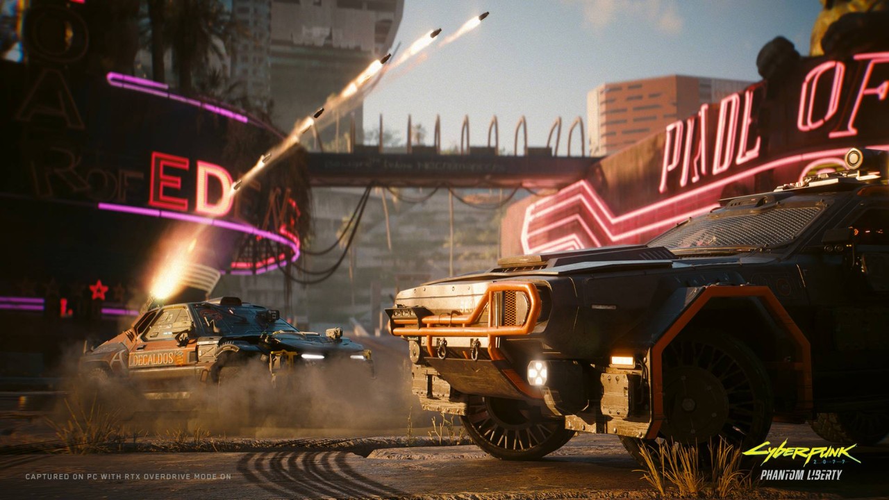 Cyberpunk 2077 Gameplay Features Exciting Phantom Liberty DLC Content Along With Free Update