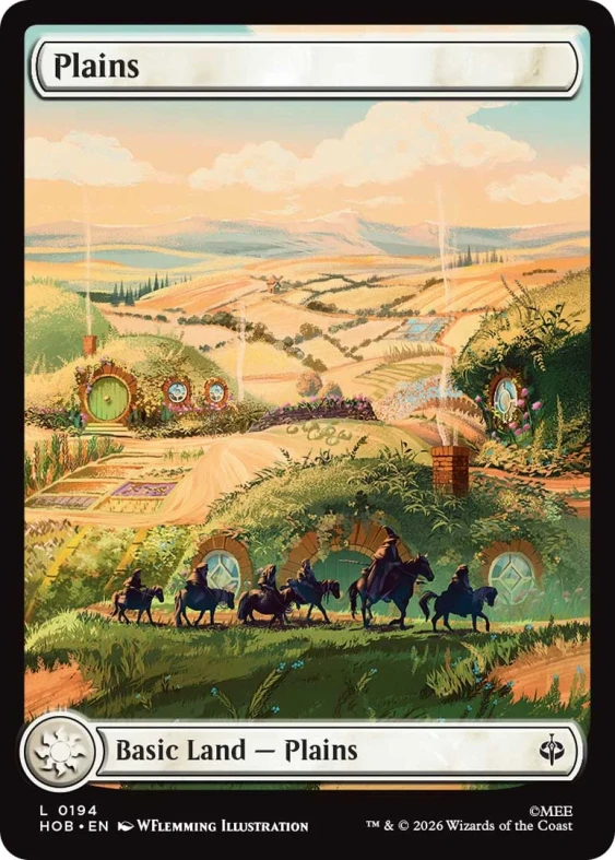 Plains basic land in The Hobbit set