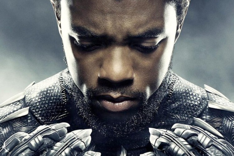 Chadwick Boseman in Black Panther poster