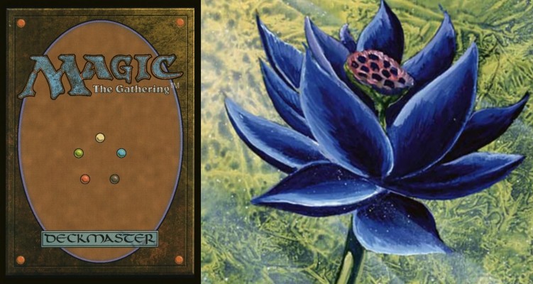 Magic: The Gathering back card and Black Lotus art