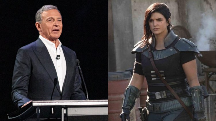 Bob Iger and Gina Carano