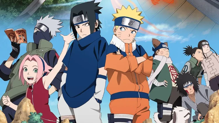 Naruto, Sasuke, Sakura, Kakashi, and the whole gang