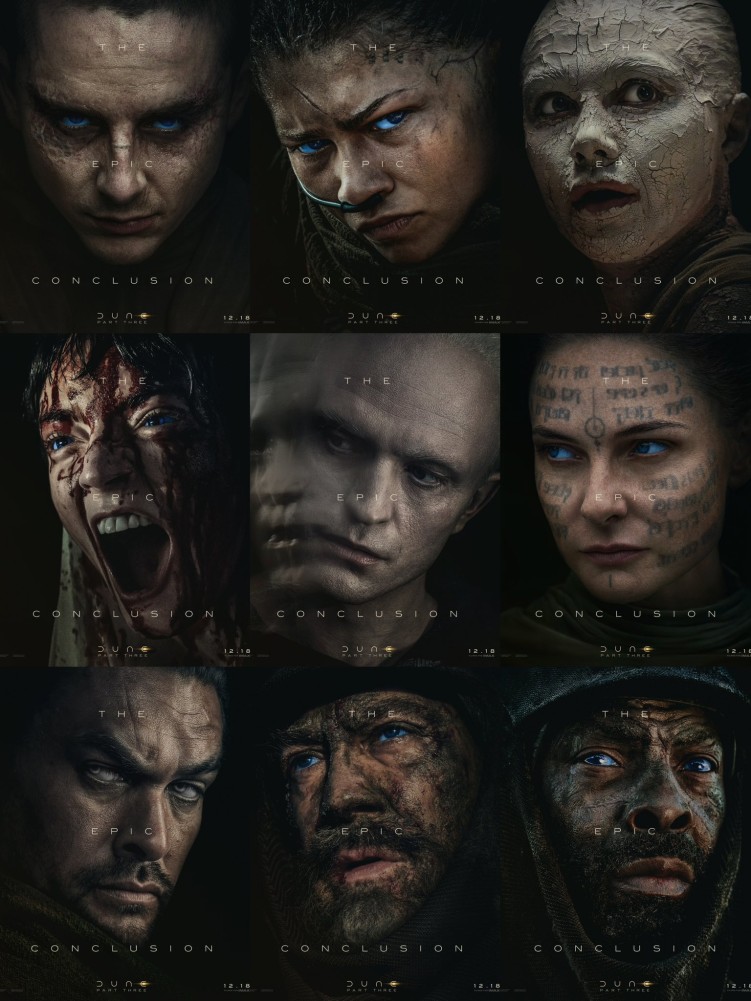 Dune: Part Three character posters
