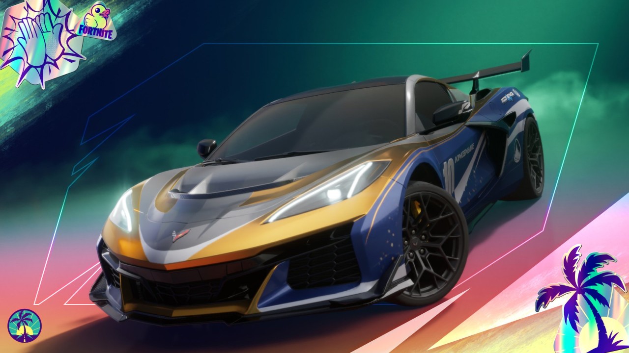 Fortnite and Rocket League Launch Summer Road Trip Event with Free Chevrolet Corvette ZR1 and Exclusive Skin