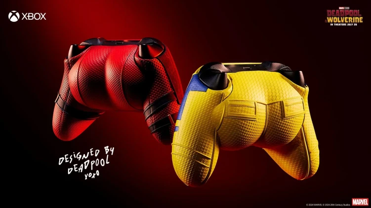 Deadpool & Wolverine Xbox Controllers
