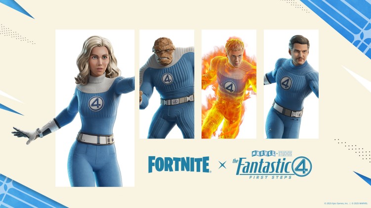 Fantastic Four skins in Fortnite