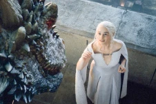 Emilia Clarke as Daenerys Targaryen in Game of Thrones
