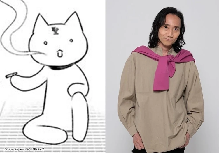 Cat Familiar is voiced by Shin-ichiro Miki (God in Fluffy Paradise)