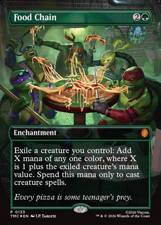 Food Chain in Magic: The Gathering | Teenage Mutant Ninja Turtles set
