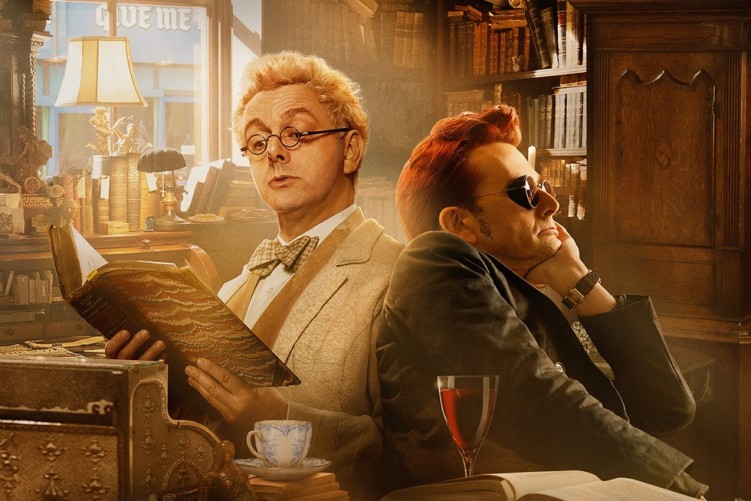 Aziraphale and Crowley in the Good Omens Season 2 poster