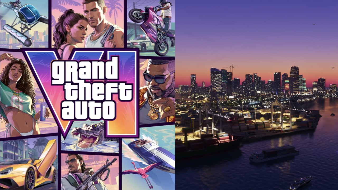 GTA 6 New Vice City Nighttime Screenshot Spotlights Bustling Waterfront Vibes