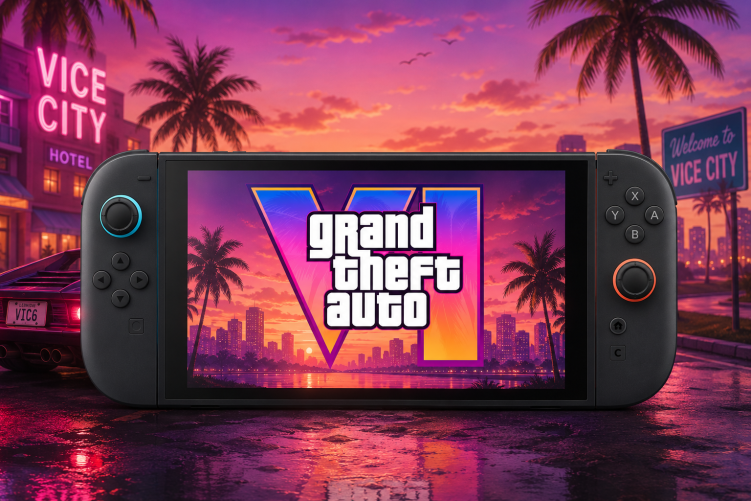 Fan-made concept of the Nintendo Switch 2 version of GTA 6