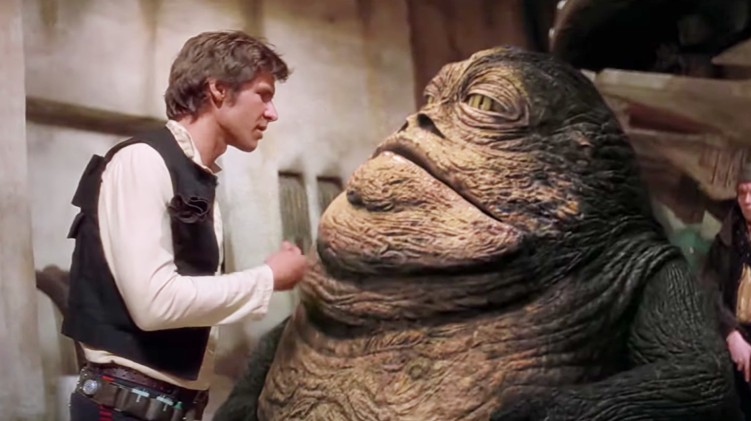 Han Solo and Jabba the Hutt