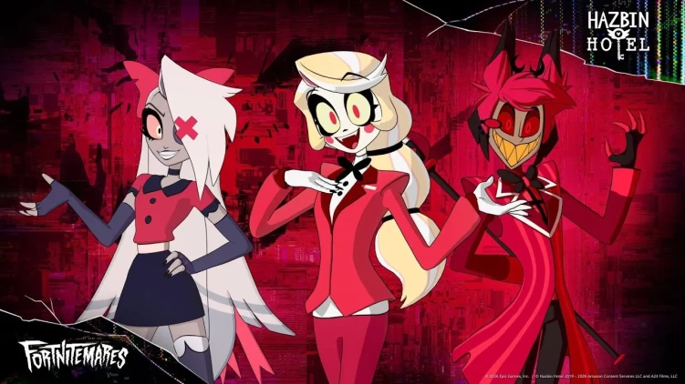 Hazbin Hotel x Fortnite skins