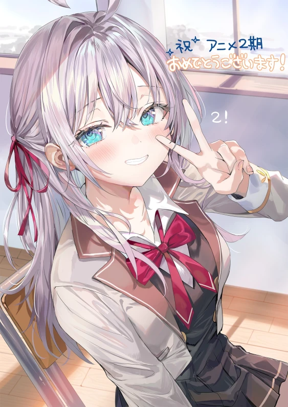 Alya Sometimes Hides Her Feelings in Russian Season 2 special illustration by Momoco