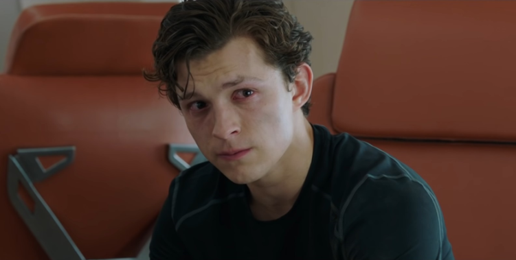 Tom Holland in his Spider-Man movie