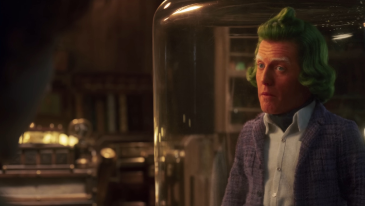 Hugh Grant as Oompa Loompa