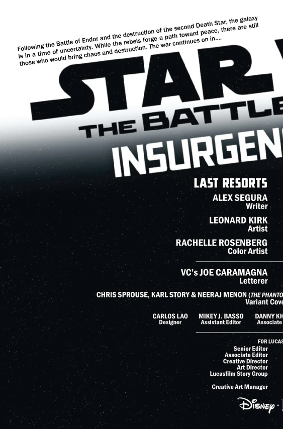 Star Wars: The Battle of Jakku – Insurgency Rising #1 preview