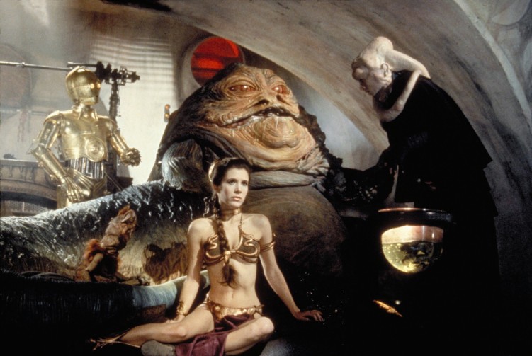 Jabba and Leia