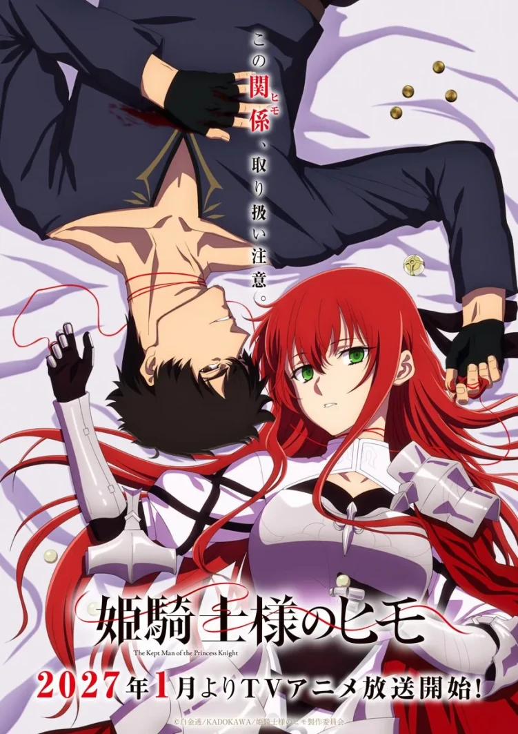 The Kept Man of the Princess Knight anime teaser visual