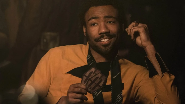 Donald Glover as Lando Calrissian in Solo: A Star Wars Story