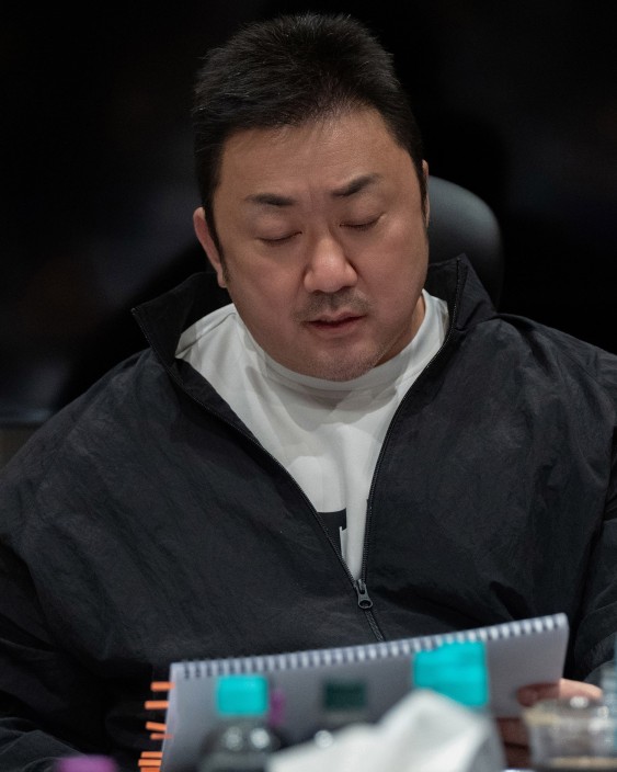 Ma Dong-seok in TYGO script reading