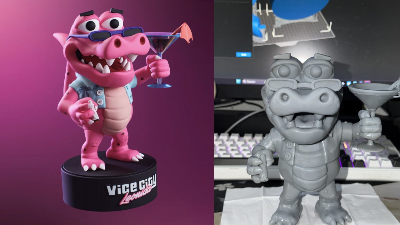 GTA 6 Fans Embrace 3D Printing to Recreate the $400 Collector’s Box Macca the Gator Figure
