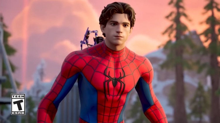 Tom Holland's Spider-Man in Fortnite