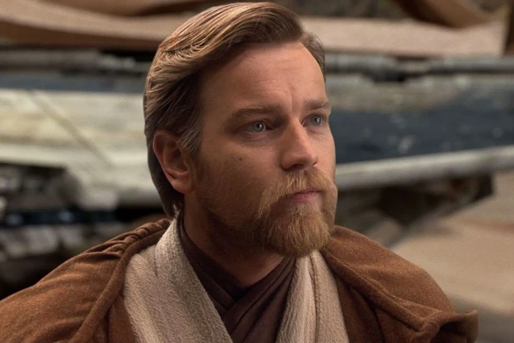 Ewan McGregor as Obi-Wan Kenobi in the Star Wars prequel film