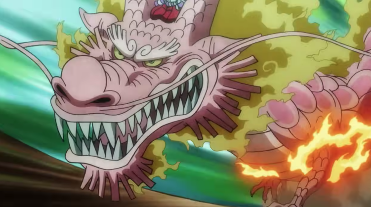 Momonosuke's Dragon in One Piece