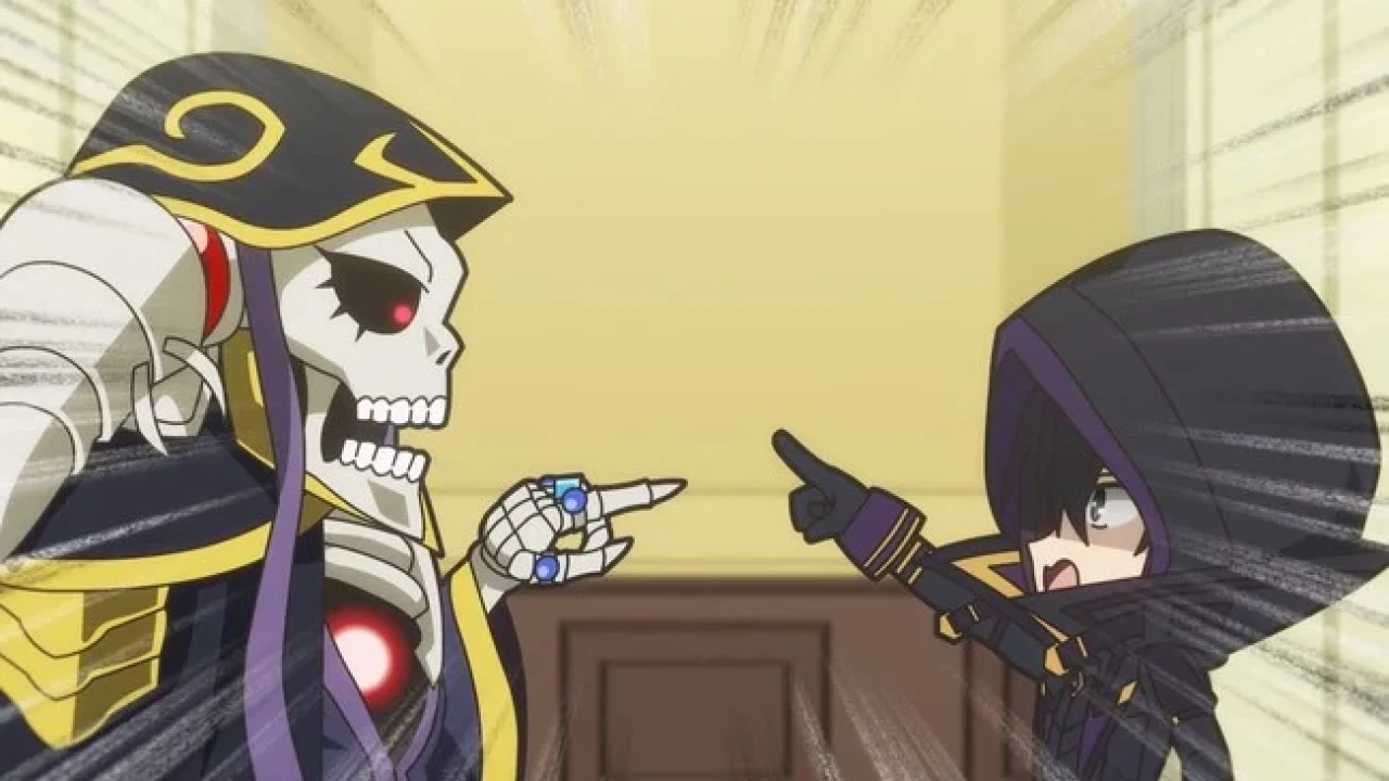 The Overlord x Eminence in Shadow SD Crossover Anime Shows The Protagonists Swapping Bodies