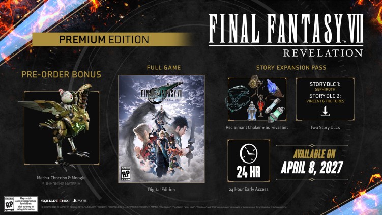Final Fantasy VII Revelation Premium Edition