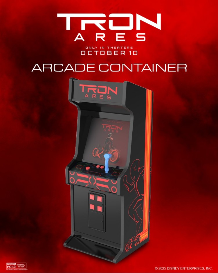 Tron: Ares Arcade Container from Regal Cinemas