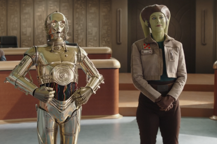 Star Wars: Ahsoka Episode 7 - Anthony Daniels as C-3PO and Hera Syndulla