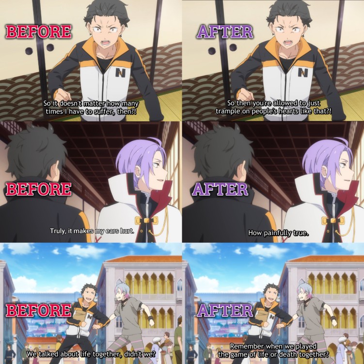 Re:Zero Season 3 translation error