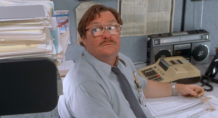 Stephen Root as Milton Waddams in Office Space