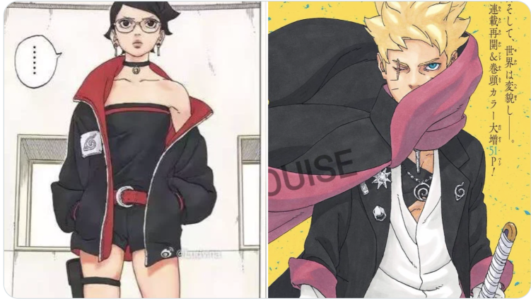 Boruto: Two Blue Vortex - Boruto and Sarada