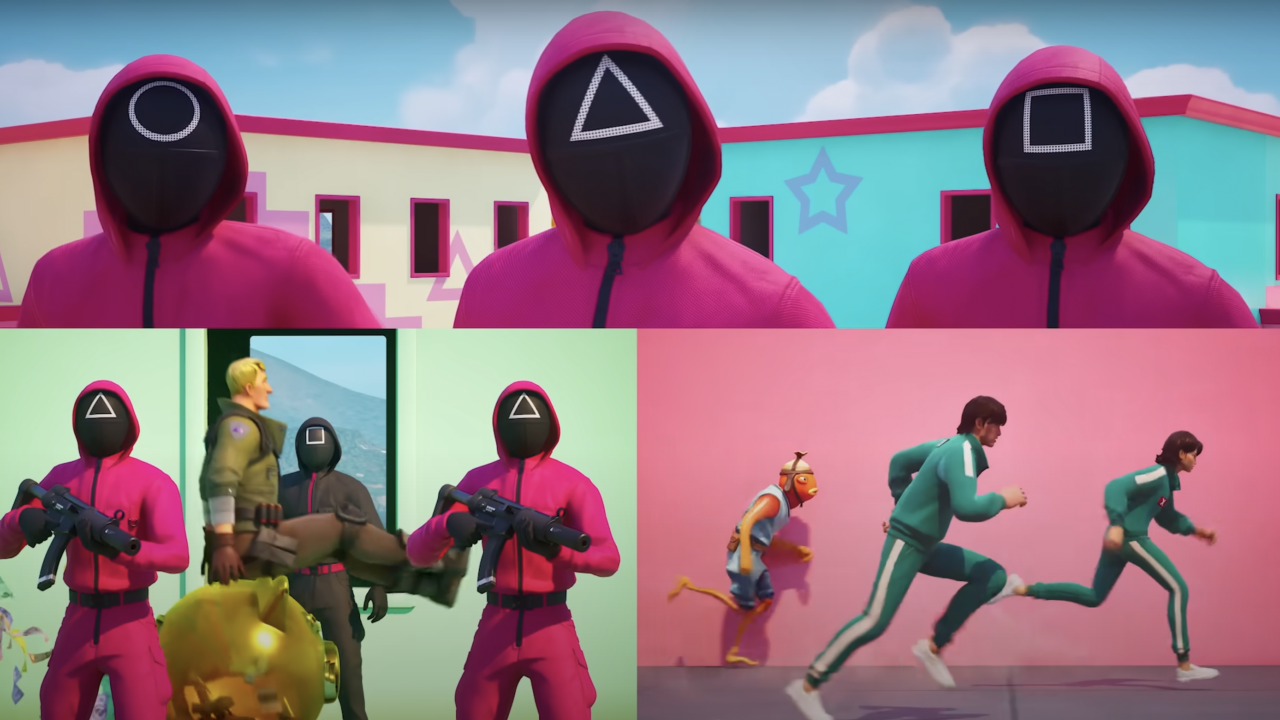 Fortnite x Squid Game Reveals Launch Trailer & Crossover Skins