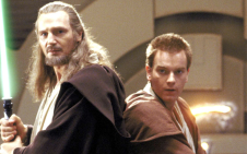 Liam Neeson and Ewan McGregor in Star Wars: Episode I - The Phantom Menace