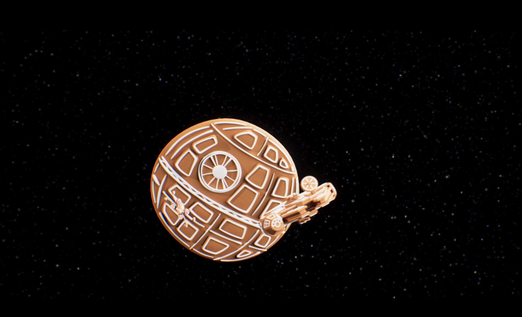 The Gingerbread Death Star Crumbles