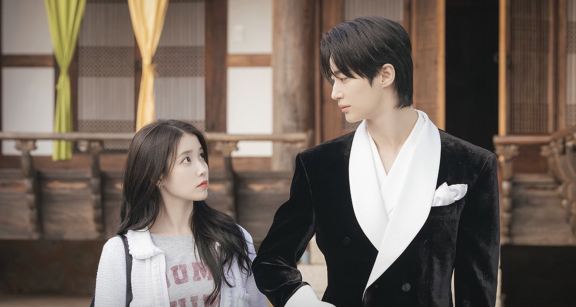IU and Byeon Woo-seok in Perfect Crown