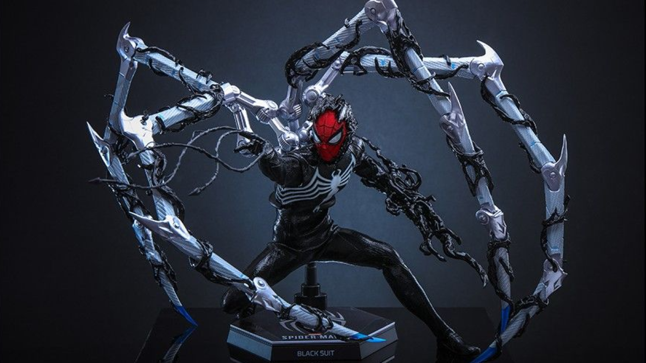Marvel’s Spider-Man 2 Hot Toy Reveals Exciting Symbiote Suit Detail