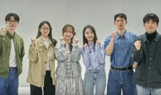 The cast of  tvN's Happy Anding