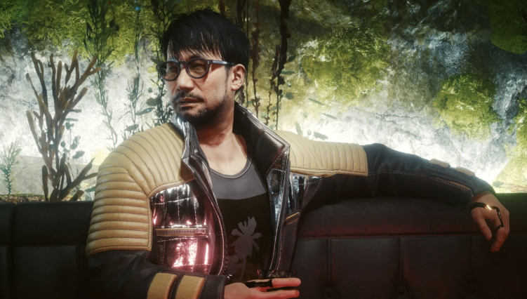Hideo Kojima in Cyberpunk 2077