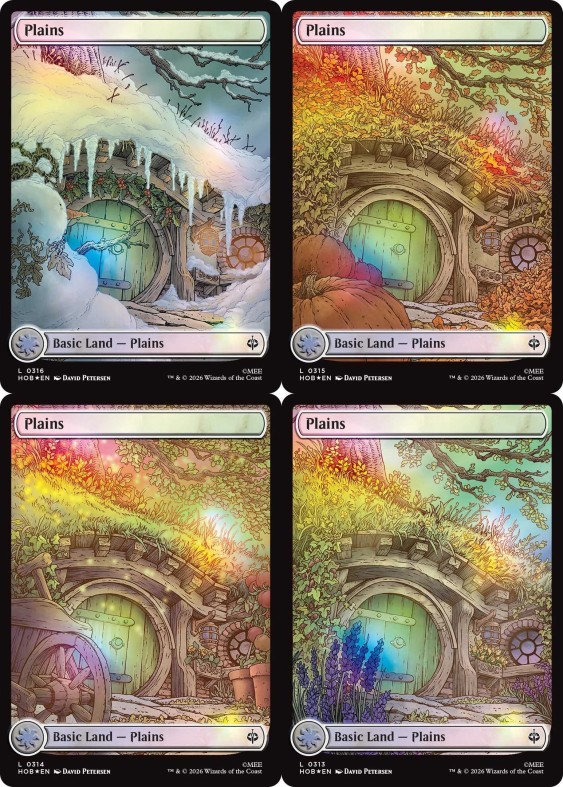 Magic: The Gathering | The Hobbit Seasonal Basic Plains